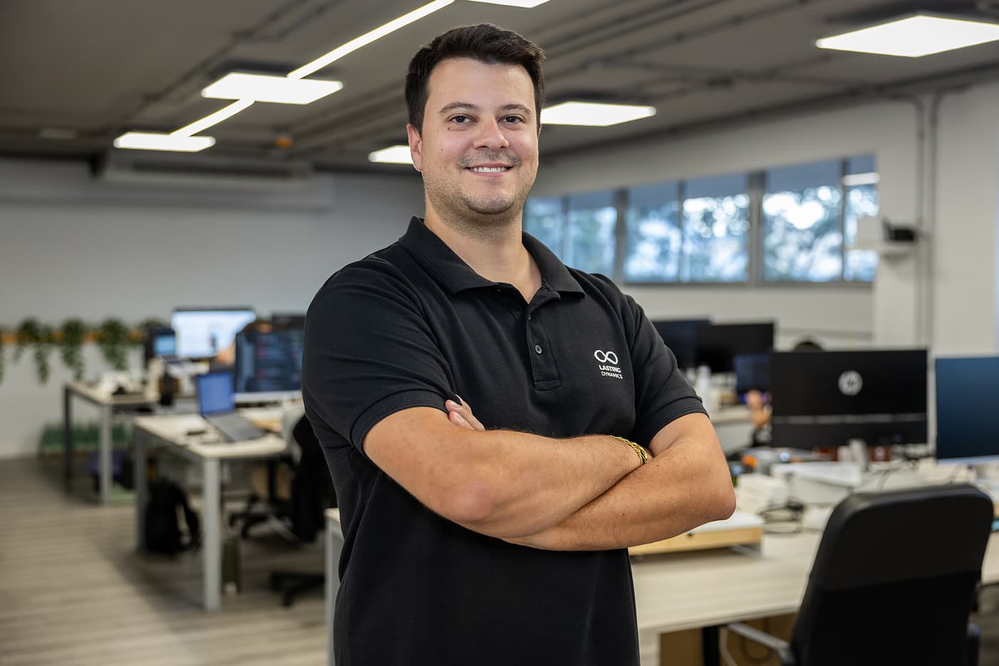Michele Cimmino at the Lasting Dynamics office
